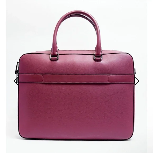 MK COOPER DARK CHERRY COMMUTER BRIEFCASE BAG RETAIL $598 NEW